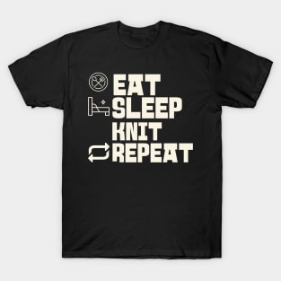 Eat Sleep Knit Repeat T-Shirt